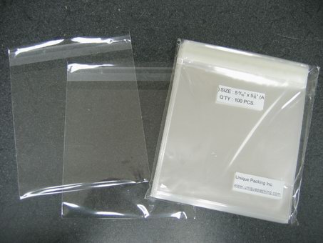 2000- 5.5x5.5 ( 5 11/16 x 5 9/16 ) Clear Resealable Cello Bags