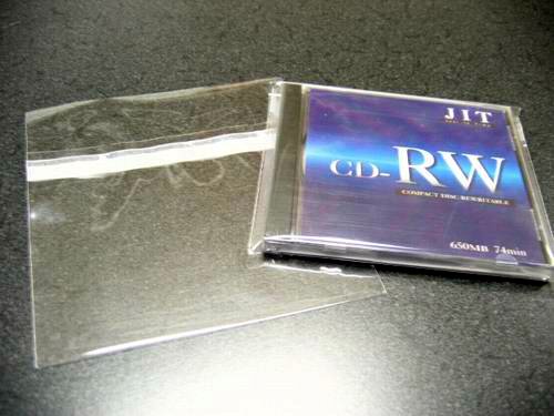500- Clear Standard CD Jewel Case Cello Bags