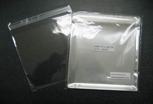 6 1/2" x 6 1/2 " Square Cello Bags for Greeting Cards 6 x 6 Card Photo 30 QTY