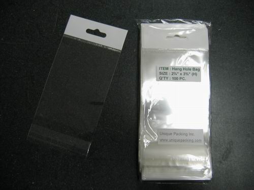 4000- 2 3/4 x 3 3/4 (H) Cello Bags w/ hang hole